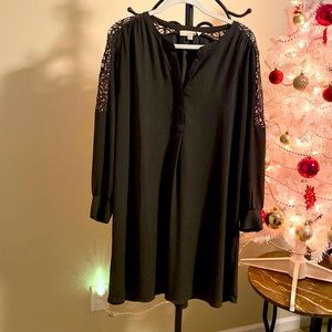 Loft Lace Grey Dress